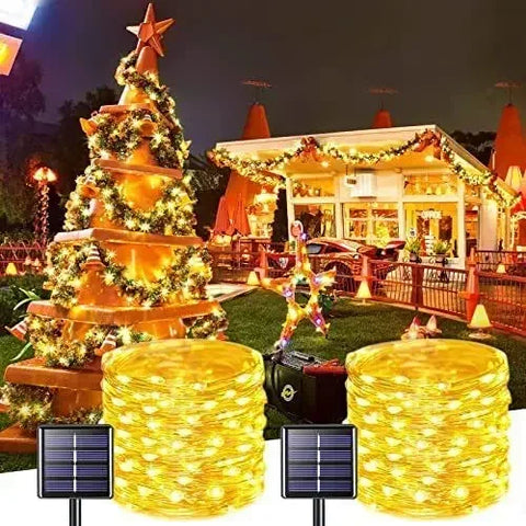 Image of Luces Navideñas con Panel Solar(20metros)